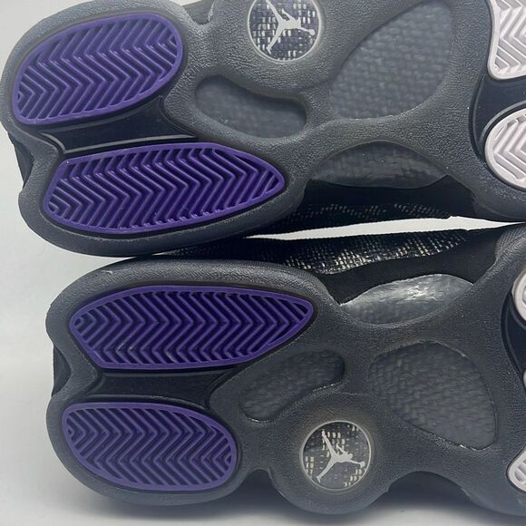 JORDAN HORIZON BHM 2016 BLACK/PURPLE STEEL-LIGHT CHARCOAL 822333 022 NWB Men 10 - Picture 13 of 15